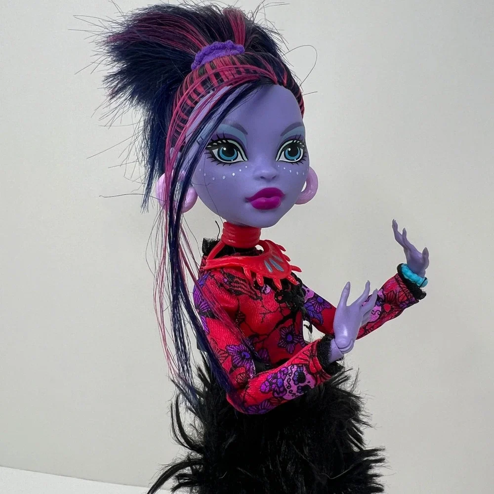 Monster High Jane Boolittle Gloom and Bloom Doll Purple